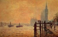 Monet, Claude Oscar - The Thames below Westminster